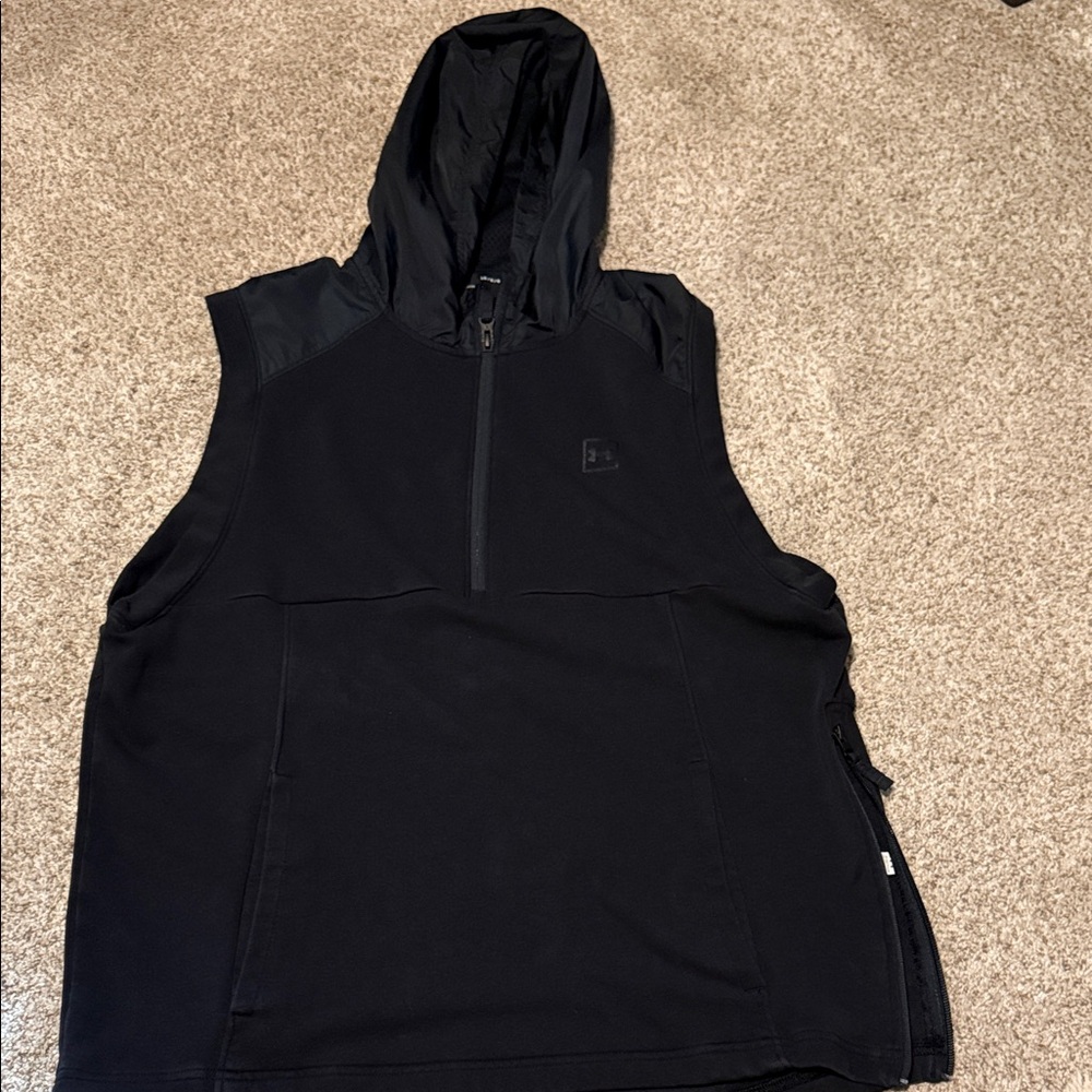 Under Armour Black Hooded Vest